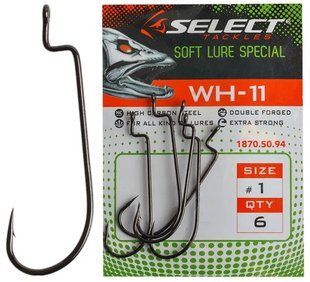Гачок Select WH-11 1/0. 6 шт/уп