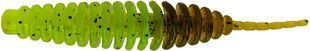 Силикон FishUP Tanta 2"" #243 Chartreuse/Green Pumpkin (9шт/уп)
