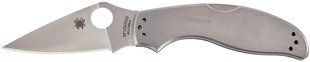 Нож Spyderco UpTern, 8Cr13MoV, Stainless Steel ц:gray