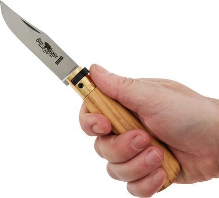 Нож Old Bear Classic M, C70 steel, Olive wood ц:olive