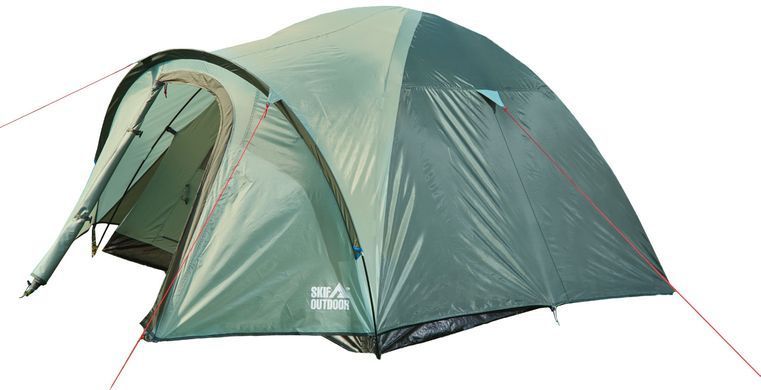 Палатка Skif Outdoor Tendra 3, 80+210x180х120 cm (3-х местная), ц:green
