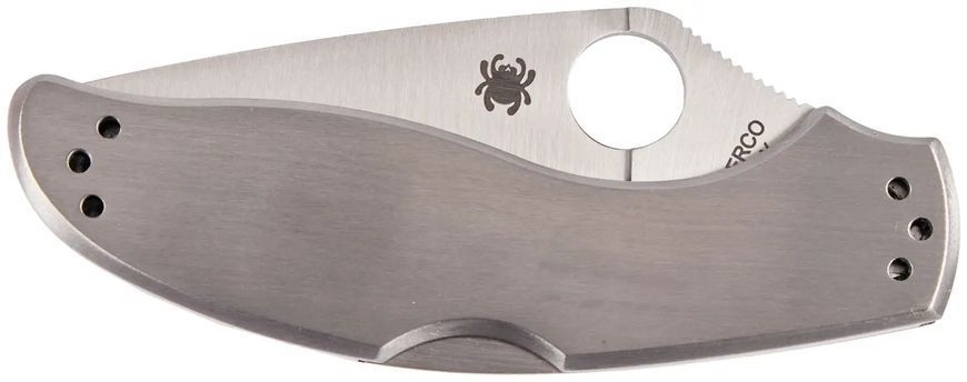 Нож Spyderco UpTern, 8Cr13MoV, Stainless Steel ц:gray