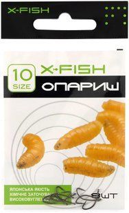 Крючок X-Fish Опарыш #10 (8 шт/уп)