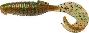 Силікон Keitech Flapper Grub 4" (7 шт/пак) к:ea#02 peach green flk.