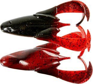 Силікон Keitech Noisy Flapper 3.5" (5 шт/уп) ц:467 black red belly