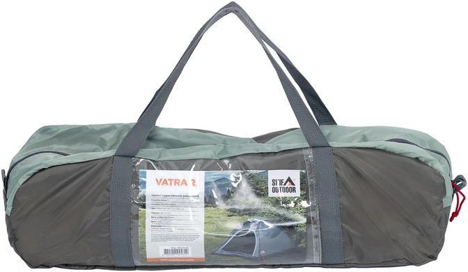 Палатка Skif Outdoor Vatra 2, 200x150x105 cm (2-x местная) ц:green