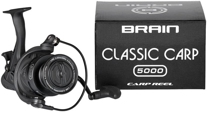 Катушка Brain Classic Carp Baitrunner 6000 4+1BB 5.0:1 Screw Handle