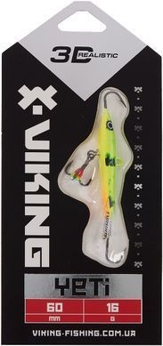 Балансир Viking Fishing Yeti Ice Jig 60mm 16.0g #05 Acid