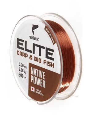 Жилка моно. Salmo Elite CARP & BIG FISH 200/030 (інд.уп/ *5)