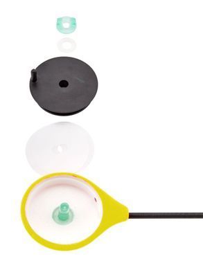 Вудка-балалайка зимова Salmo HANDY ICE RODS (жовта) 24см