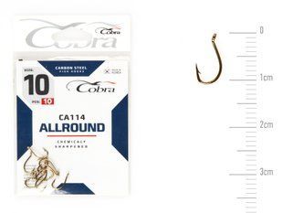Крючки Cobra Allround BEAK сер. CA114 разм. 010 10шт.