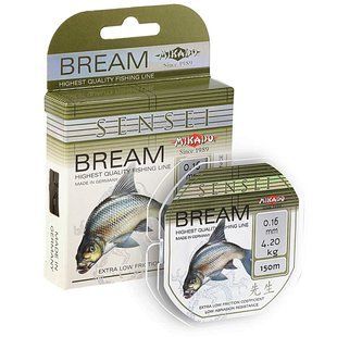 Леска Mikado Sensei Bream 30м 0,20мм 5,9кг (светло-зеленый)