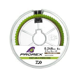 Повідковий матеріал Daiwa Prorex Hybrid Knotable Wire Brown 6m 3.7kg 0.248mm (17930-037)