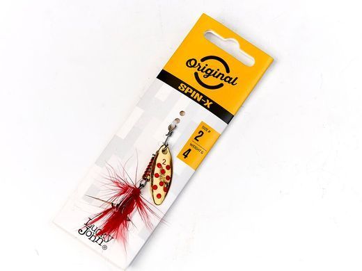 Блешня оберталка LJ SPIN X LONG 02 4.0г / GR