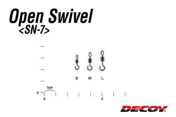 Вертлюжок Decoy SN-7 L, відкритий, 7 шт / уп