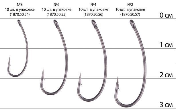 Крючок Select Carp Turn Down #8 (10 шт / уп)
