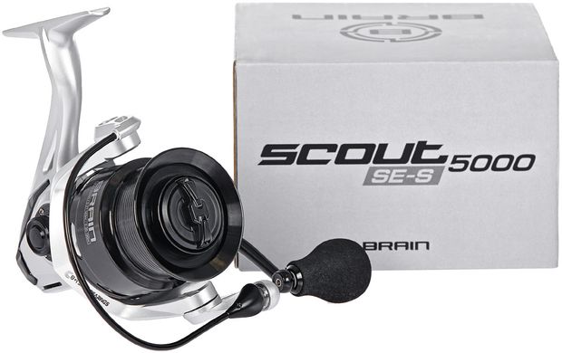 Котушка Brain Scout SE-S 5000S 8+1BB 4.9:1 Silver