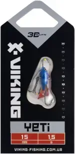 Балансир Viking Fishing Yeti Ice Jig 15mm 1.5g #09 Strange Perch