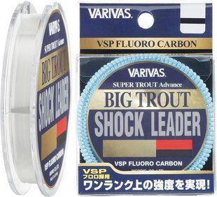 Флюорокарбон Varivas Big Trout Shock Leader VSP Fluoro 30m 9kg 0.370mm (РБ-687516)