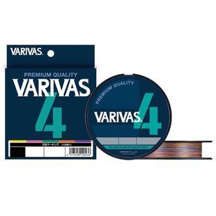 Шнур Varivas PE Line X4 Multicolor 200m 9.51kg 0.185mm #1.2 (VA 13544)