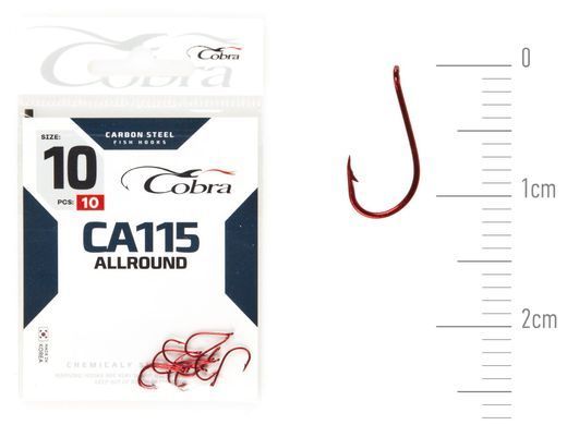 Крючки Cobra Allround CAPITAL сер. CA115 разм. 010 10шт.