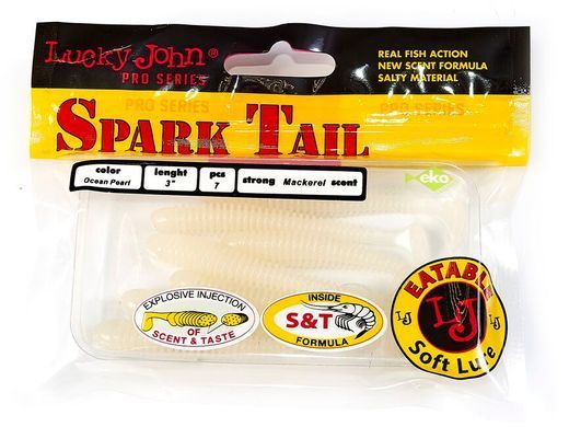 Виброхвосты съедоб. искусст. LJ Pro Series Spark Tail 3,0in (07,60)/T57 7шт.