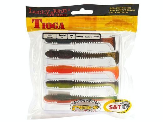 Віброхвости їстівні LJ Pro Series TIOGA 3.9in (10.00)/MIX2 5шт.