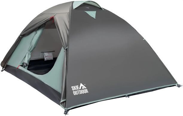 Палатка Skif Outdoor Tuzla 2, 50+140+50x220x100 cm (2-x местная) ц:green