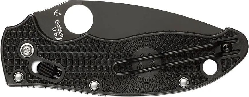 Нож Spyderco Manix 2 Black Blade, CTS BD1N, FRCP ц:black