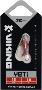 Балансир Viking Fishing Yeti Ice Jig 15mm 1.5g #07 Coral Trout