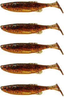 Силікон Savage Gear Fat Minnow T-Tail 105mm 11.0g Motoroil UV (5 шт/уп)
