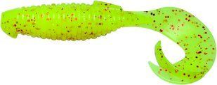 Силікон Keitech Flapper Grub 4" (7 шт/пак) к:pal#01 chartreuseredflake