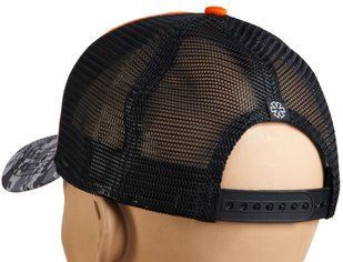 Бейсболка NORFIN ORANGE / CAMO (оранж./ камуфл./черная, сетка)