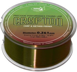 Волосінь Katran Crypton Carp & Method Feeder 300m (хамелеон) 0.261mm 12.57lb/5.7kg