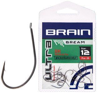 Крючок Brain Ultra Bream #12 (20шт/уп)