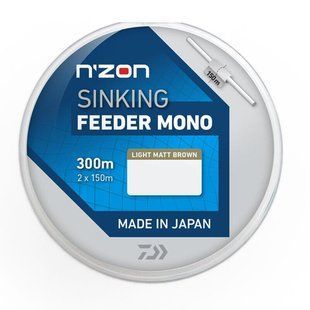 Жилка Daiwa N'Zon Sinking Feeder Mono Brown 300m 3.92kg 0.23mm