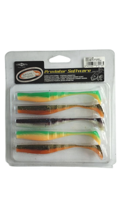 Силикон Mikado Fishunter TT (съедобный) 11см 5шт (цвет-370mix)