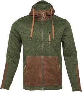Куртка Orbis Textil Herrenjacke Strick-Fleece 418001-56 S Зелений