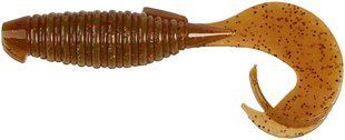 Силікон Keitech Flapper Grub 4" (7 шт/пак) к:pal#07 motoroil red flake