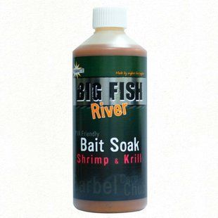 Атрактант Dynamite Baits Big Fish River Bait Soak Shrimp & Krill 500ml