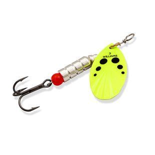 Блесна Williams Vortex Garni UV 7.09gr # Chartreuse Black Dots On Silver