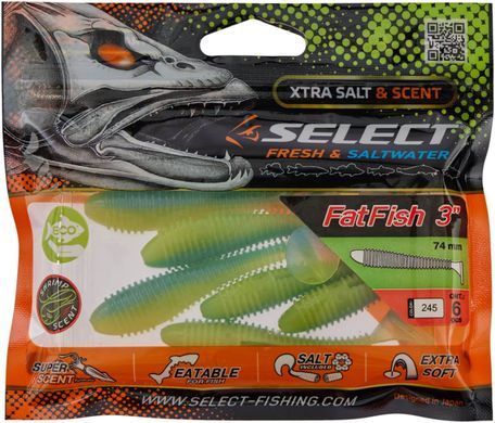 Силикон Select FatFish 3"" #245 (6 шт / уп)