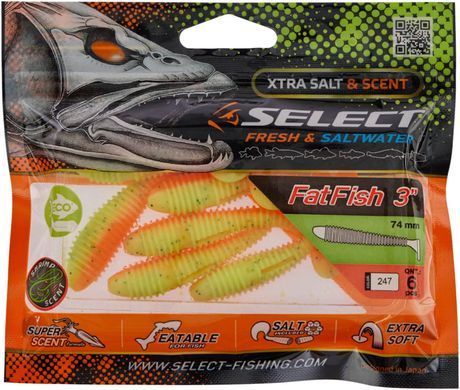 Силікон Select FatFish 3" #247 (6 шт/уп)