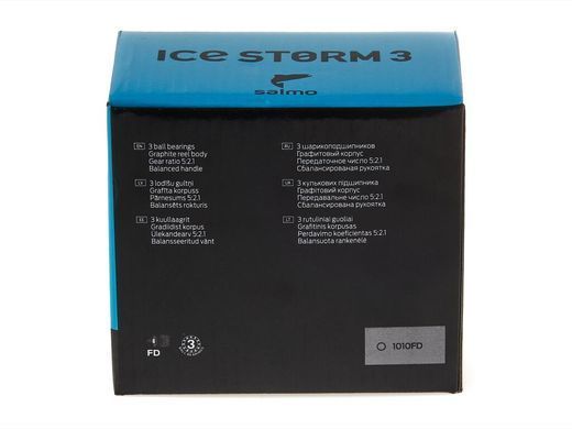 Котушка безінерц. Salmo ICE STORM 10FD (140g/5,2:1/3подш.)