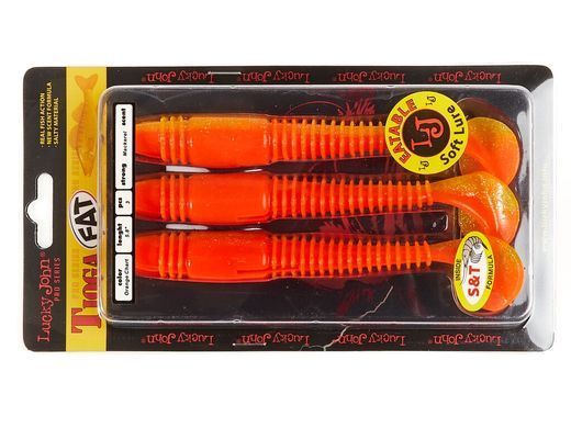 Виброхвосты съедобные LJ Pro Series TIOGA FAT 5.8in (14.70)/T26 3шт.