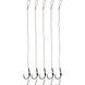 Поводок карповый OrbitalX F1 Hair Rig Wide Gape #6 20lb 10cm (5шт/уп) ц:weed
