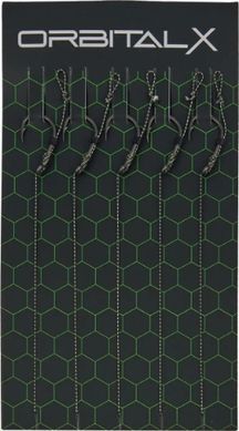 Поводок карповый OrbitalX Method Hair Rig Wide Gape #6 20lb 10cm (5шт/уп) ц:camo