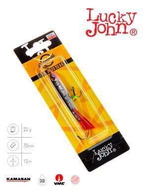 Балансир Lucky John CLASSIC 7 з тр. 70мм/12HRT блістер