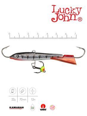 Балансир Lucky John CLASSIC 7 з тр. 70мм/12HRT блістер