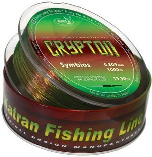 Волосінь Katran Crypton Symbios 1000m (neon/brown) 0.309mm 15.5lb/7.03kg